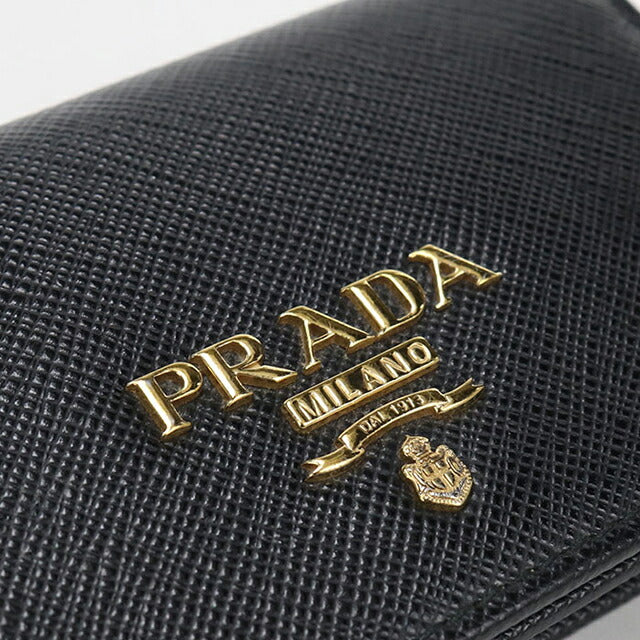中古 プラダ 名刺入れ レディース ブランド PRADA カードケース レザー 1MC122 ブラック USDPR115150011