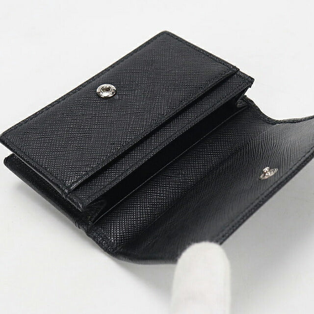 中古 プラダ 名刺入れ メンズ ブランド PRADA サフィアーノトライアングル カードケース 2MC122 ブラック USDPR115169011