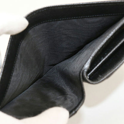 中古 プラダ 二つ折り財布 二折財布 レディース ブランド PRADA サフィアーノレザー 1ML225 ブラック USDPR115264011