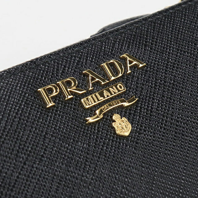 中古 プラダ 二つ折り財布 二折財布 レディース ブランド PRADA