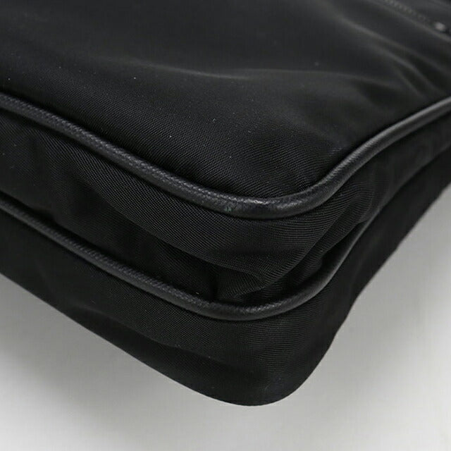 中古 プラダ ショルダーバッグ メンズ ブランド PRADA トライアングルロゴ VA251M ブラック USDPR115410011