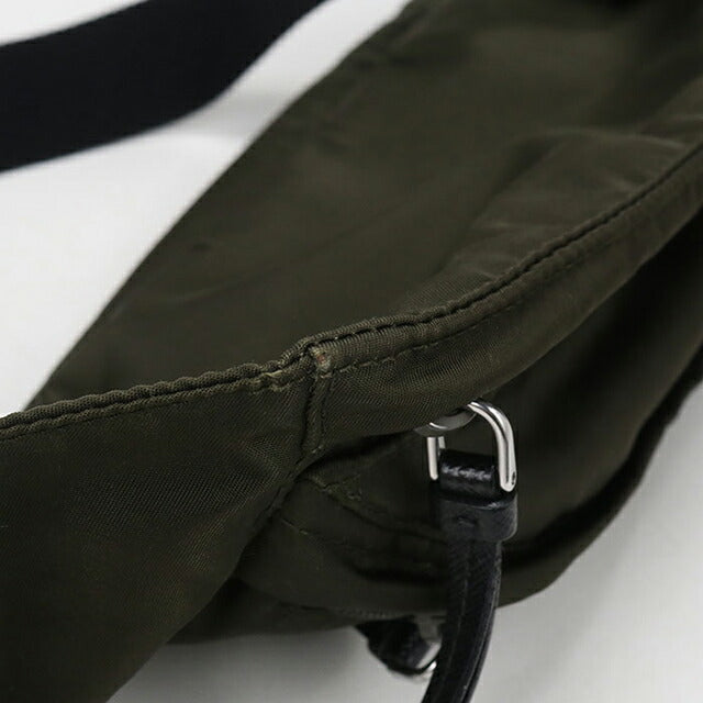 中古 プラダ ボディバッグ レディース ブランド PRADA トライアングルロゴ 1BL011 カーキ USDPR115412011