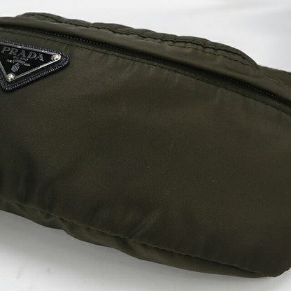 中古 プラダ ボディバッグ レディース ブランド PRADA トライアングルロゴ 1BL011 カーキ USDPR115412011