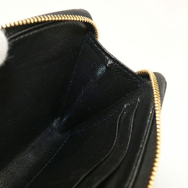 中古 プラダ 小銭入れ レディース ブランド PRADA サフィアーノレザーキーチェーン 1PP122 ブラック USDPR115428011