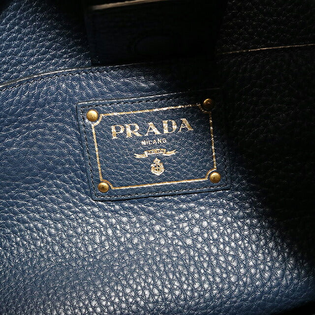 中古 プラダ ショルダーバッグ レディース ブランド PRADA ワンショルダー ネイビー USDPR115724011