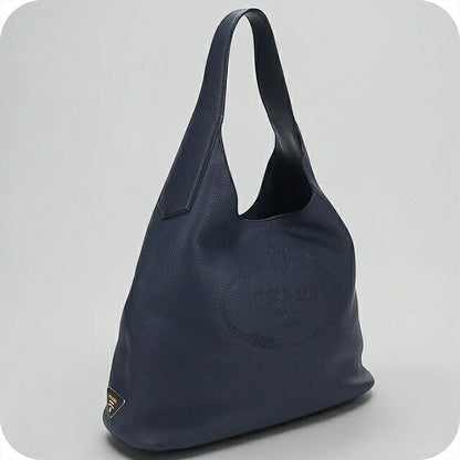 中古 プラダ ショルダーバッグ レディース ブランド PRADA ワンショルダー ネイビー USDPR115724011