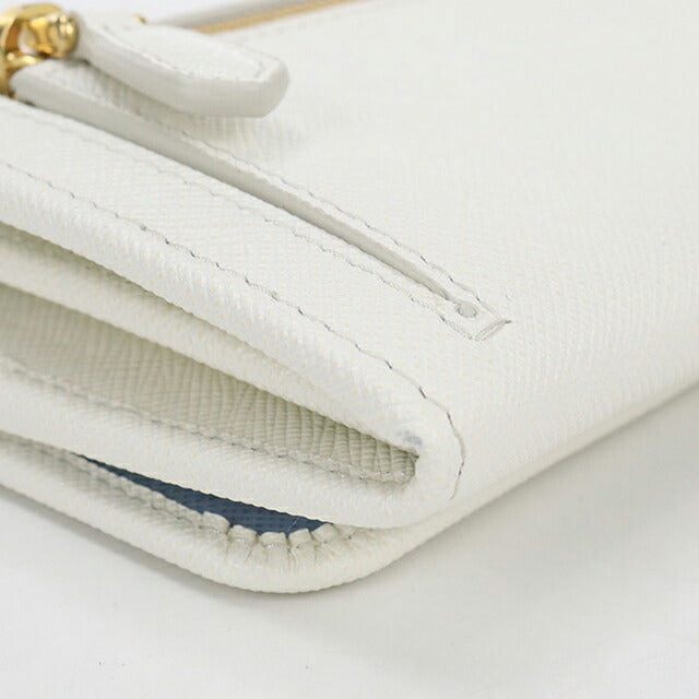中古 プラダ 長財布二折 レディース ブランド PRADA サフィアーノ