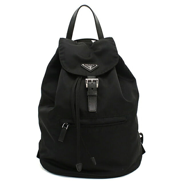 中古 プラダ リュック レディース ブランド PRADA  バックパック 1BZ032 ブラック USDPR115891011