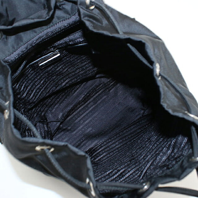 中古 プラダ リュック レディース ブランド PRADA  バックパック 1BZ032 ブラック USDPR115891011