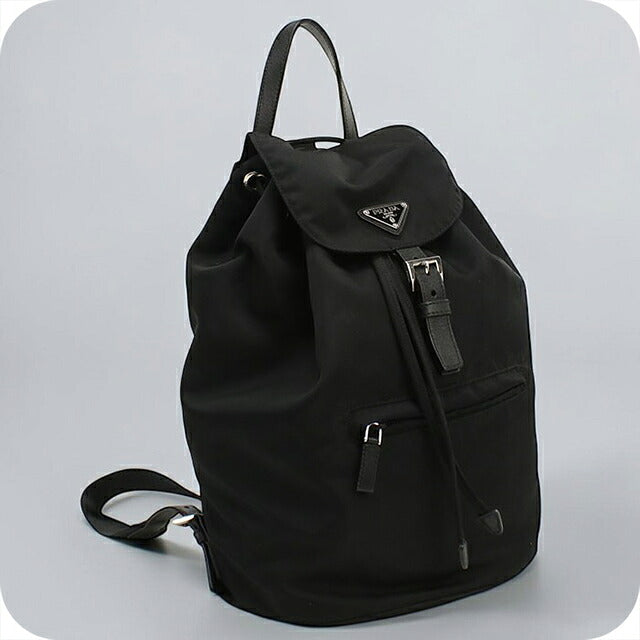 中古 プラダ リュック レディース ブランド PRADA  バックパック 1BZ032 ブラック USDPR115891011