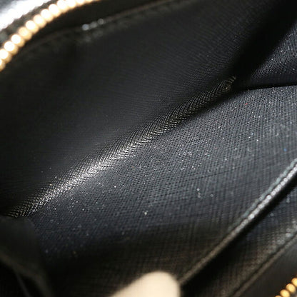 中古 プラダ 二つ折り財布 二折財布 コンパクト レディース ブランド PRADA サフィアーノレザー 1ML225 ブラック USDPR116044011