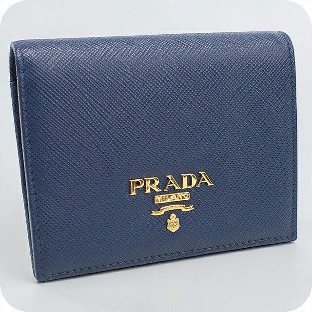 中古 プラダ 二つ折り財布 二折財布 コンパクト レディース ブランド