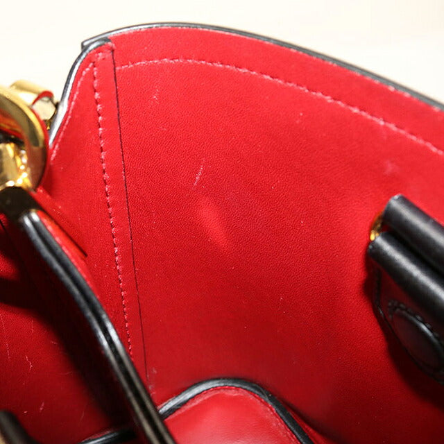 中古 プラダ ハンドバッグ レディース ブランド PRADA パニエ サフィアーノレザー スモールバッグ 2WAY 1BA217 ブラック USDPR116453011