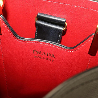 中古 プラダ ハンドバッグ レディース ブランド PRADA パニエ サフィアーノレザー スモールバッグ 2WAY 1BA217 ブラック USDPR116453011