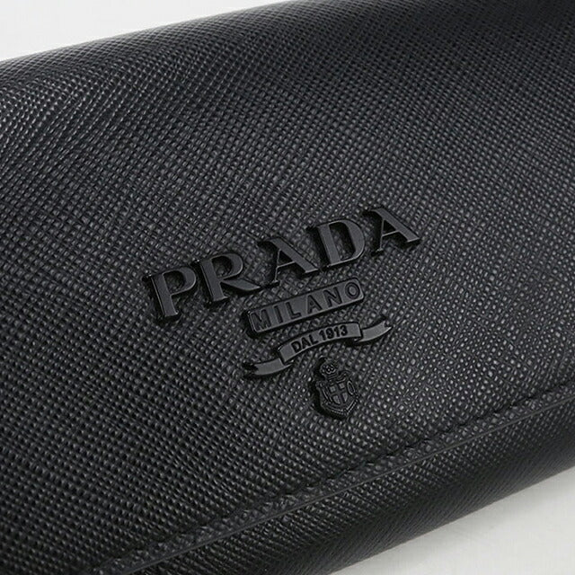 中古 プラダ 長財布二折 レディース ブランド PRADA  サフィアーノレザー 1MH132 2EBW F0002 ブラック USDPR116629011