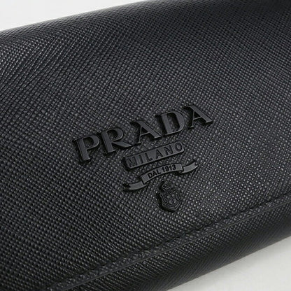 中古 プラダ 長財布二折 レディース ブランド PRADA  サフィアーノレザー 1MH132 2EBW F0002 ブラック USDPR116629011