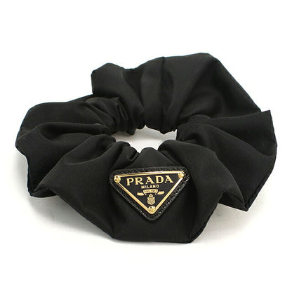 中古 プラダ シュシュ レディース ブランド PRADA Re-Nylon  1IF015_2DMI_F0632 ブラック ヘアアクセサリー USDPR116910011