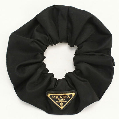 中古 プラダ シュシュ レディース ブランド PRADA Re-Nylon  1IF015_2DMI_F0632 ブラック ヘアアクセサリー USDPR116910011