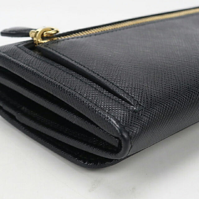 中古 プラダ 長財布二折 レディース ブランド PRADA サフィアーノ