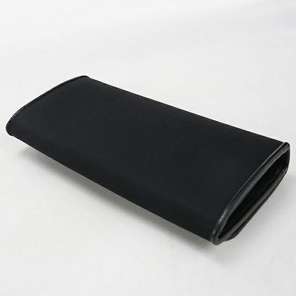 中古 プラダ 長財布二折 レディース ブランド PRADA トライアングルロゴ 長財布二折 1MH132 ブラック USDPR117110011