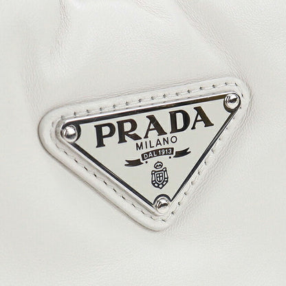 中古 プラダ ハンドバッグ レディース ブランド PRADA  2WAY レザー 1BA359 ホワイト USDPR117352011
