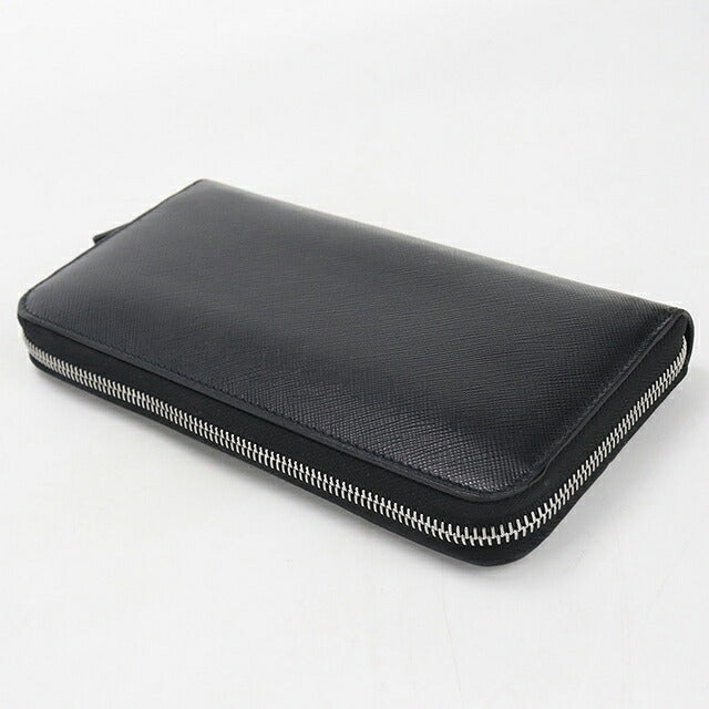 中古 プラダ 長財布ラウンドファスナー メンズ ブランド PRADA
