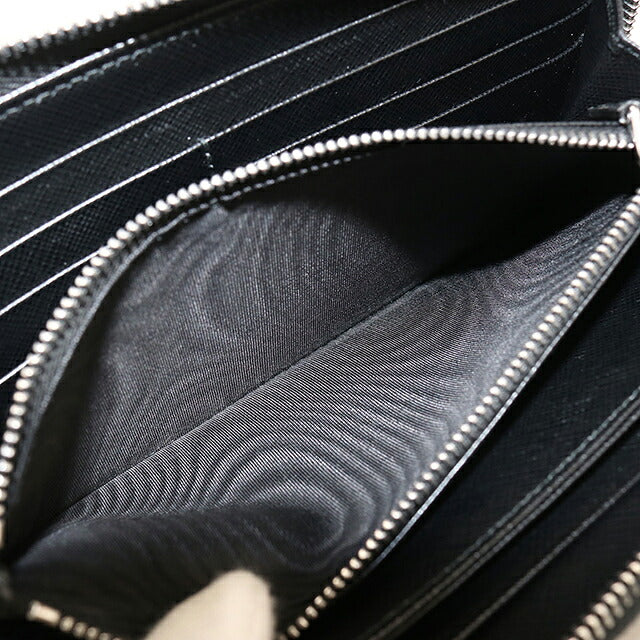中古 プラダ 長財布ラウンドファスナー メンズ ブランド PRADA