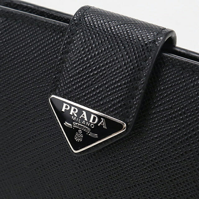 中古 プラダ 二つ折り財布 二折財布 コンパクト レディース ブランド