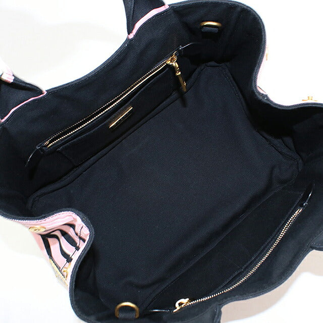 Used Prada tote bag ladies brand PRADA CANAPA STAMPATE 2WAY B1877B pink USDPR117858011