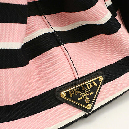 Used Prada tote bag ladies brand PRADA CANAPA STAMPATE 2WAY B1877B pink USDPR117858011