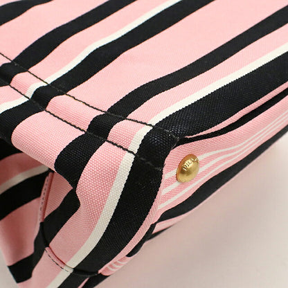 Used Prada tote bag ladies brand PRADA CANAPA STAMPATE 2WAY B1877B pink USDPR117858011