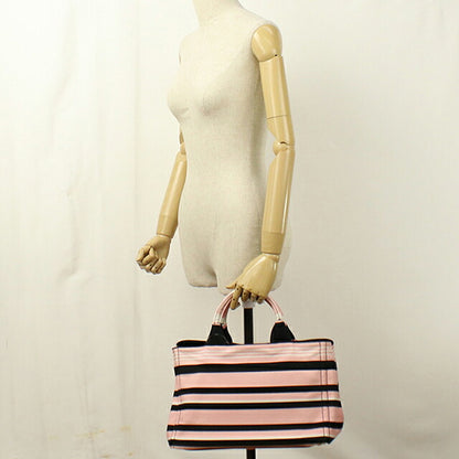 Used Prada tote bag ladies brand PRADA CANAPA STAMPATE 2WAY B1877B pink USDPR117858011