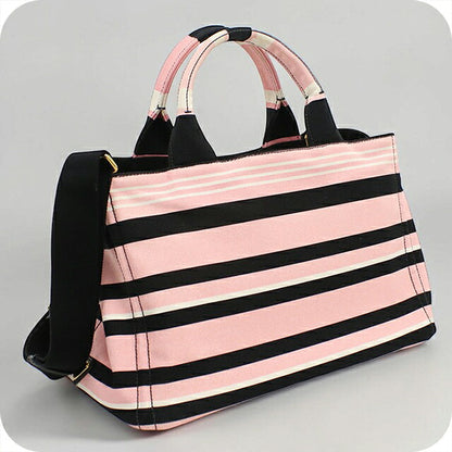 Used Prada tote bag ladies brand PRADA CANAPA STAMPATE 2WAY B1877B pink USDPR117858011