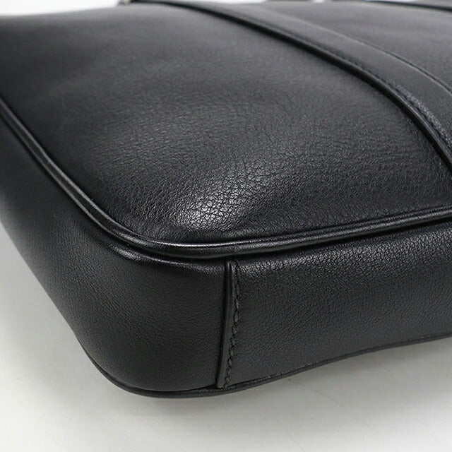 中古 プラダ ブリーフケース メンズ ブランド PRADA レザー 2VE368 ブラック USDPR118414011