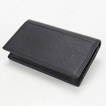 中古 プラダ 名刺入れ メンズ ブランド PRADA サフィアーノレザー カードケース レザー 2MC122 ブラック USDPR118427011