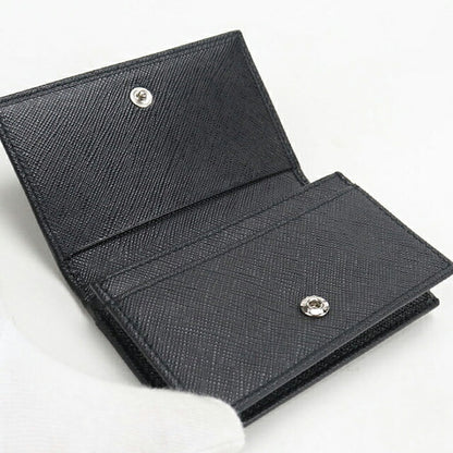中古 プラダ 名刺入れ メンズ ブランド PRADA サフィアーノレザー カードケース レザー 2MC122 ブラック USDPR118427011