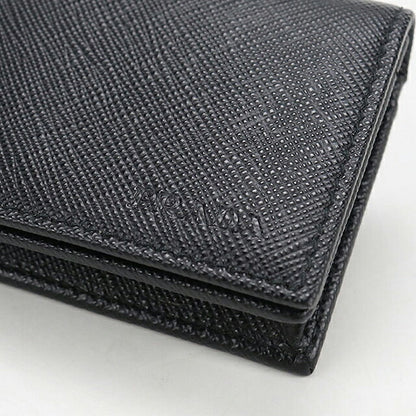 中古 プラダ 名刺入れ メンズ ブランド PRADA サフィアーノレザー カードケース レザー 2MC122 ブラック USDPR118427011