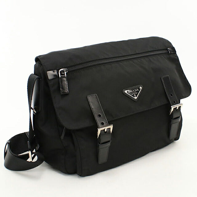中古 プラダ ショルダーバッグ メンズ ブランド PRADA   BT6671 ブラック USDPR118589011