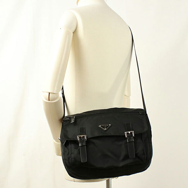 中古 プラダ ショルダーバッグ メンズ ブランド PRADA   BT6671 ブラック USDPR118589011