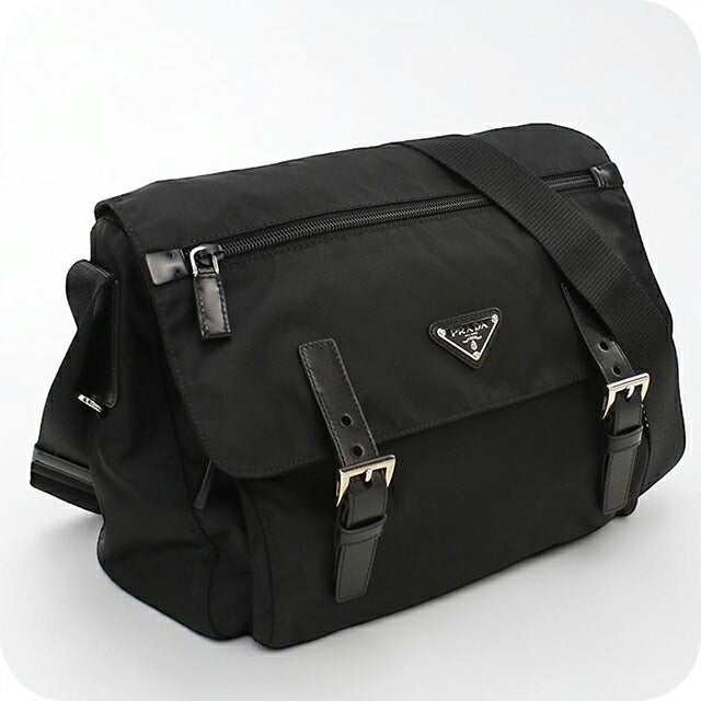 中古 プラダ ショルダーバッグ メンズ ブランド PRADA   BT6671 ブラック USDPR118589011
