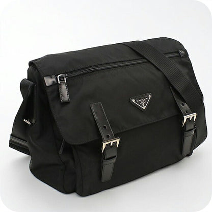 中古 プラダ ショルダーバッグ メンズ ブランド PRADA   BT6671 ブラック USDPR118589011