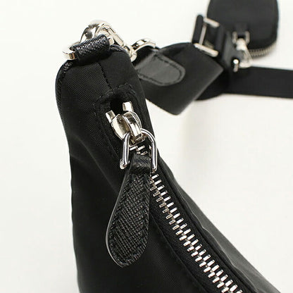 中古 プラダ ショルダーバッグ レディース ブランド PRADA Re-Edition 2005 Re-Nylon 1BH204 ブラック USDPR118728011