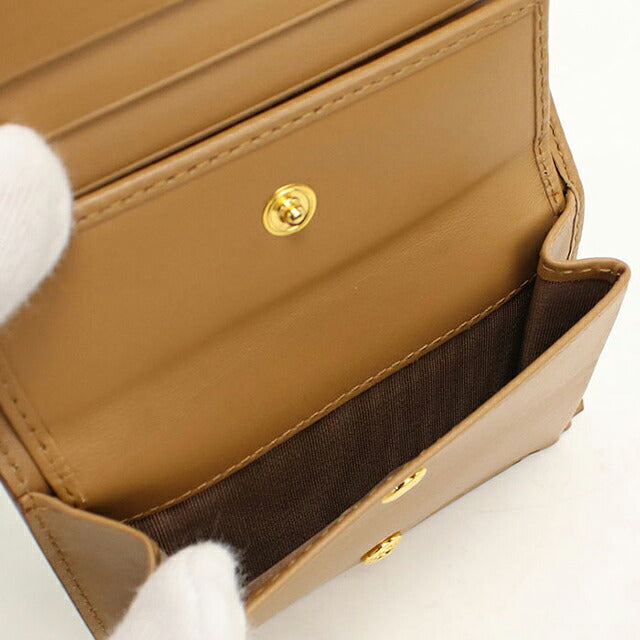 中古 プラダ 二つ折り財布 二折財布 コンパクト レディース ブランド PRADA ダイノカラー  レザー 1MV204 ホワイト USDPR119070011