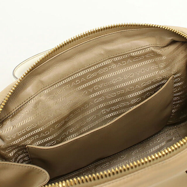 中古 プラダ ハンドバッグ レディース ブランド PRADA Re-Nylon 2WAY レザー ベージュ USDPR119169011