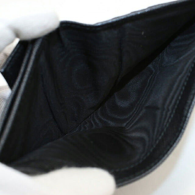 中古 プラダ 二つ折り財布 二折財布 コンパクト レディース ブランド PRADA  サフィアーノレザー財布 1MV204 QWA F0002 ブラック USDPR119368011