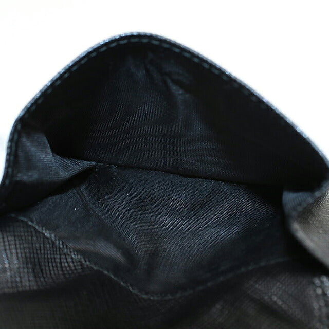 中古 プラダ 二つ折り財布 二折財布 コンパクト レディース ブランド PRADA  サフィアーノレザー財布 1MV204 QWA F0002 ブラック USDPR119368011