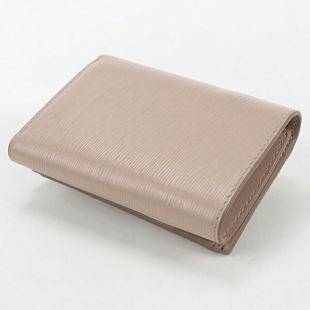 中古 プラダ 三つ折り財布 三折財布 コンパクト レディース ブランド PRADA ヴィッテロムーブ  レザー 1MH021 2B6P F0236 ベージュ USDPR119430011