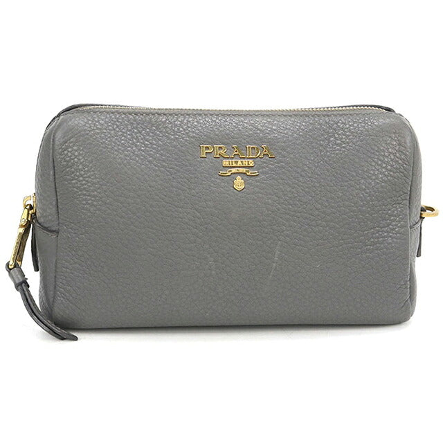 中古 プラダ ポーチ レディース ブランド PRADA   グレー USDPR119543011
