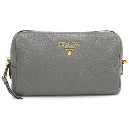 中古 プラダ ポーチ レディース ブランド PRADA   グレー USDPR119543011