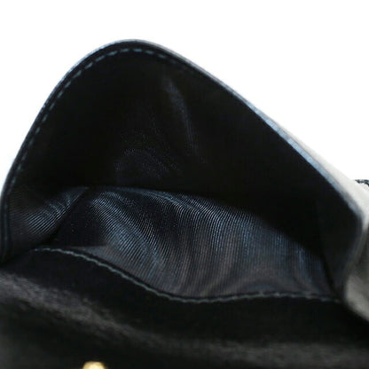 中古 プラダ 三つ折り財布 三折財布 コンパクト レディース ブランド PRADA   ブラック USDPR119586011